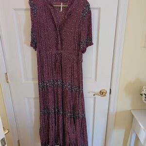 Free People Plum Maxi Dress
